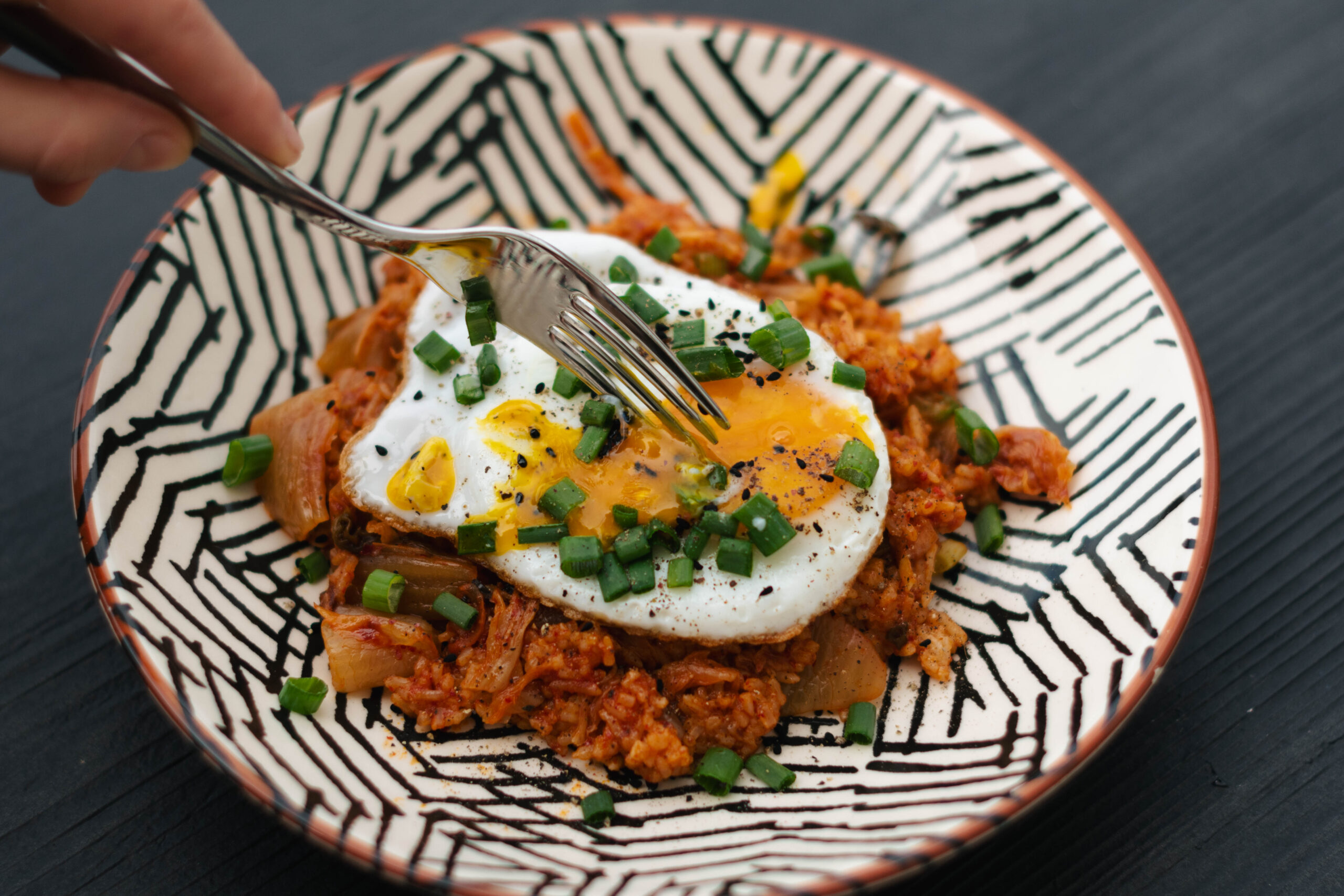 Smażony ryż z kimchi – „Kimchi fried rice”