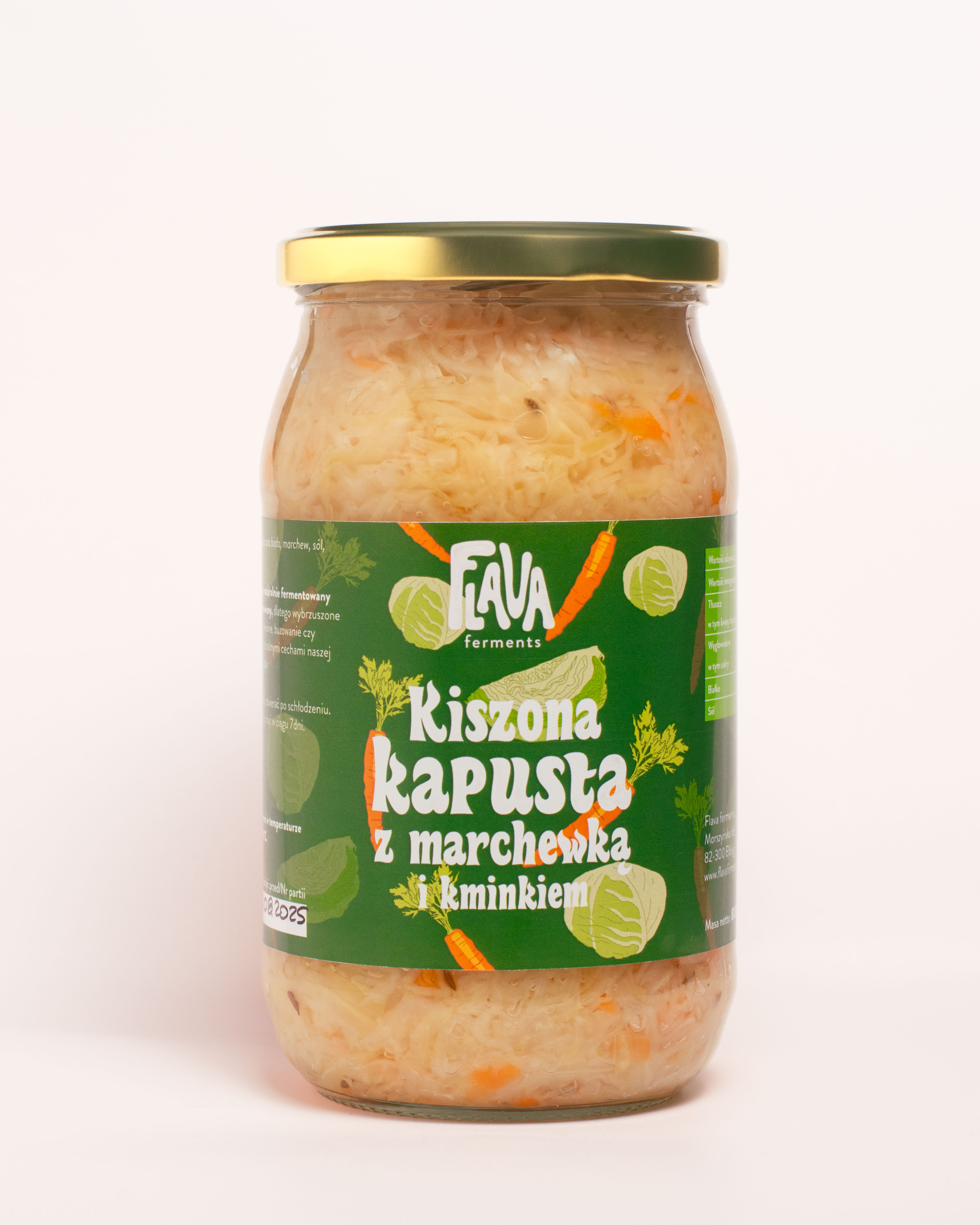 KISZONA KAPUSTA Z MARCHEWKĄ I KMINKIEM