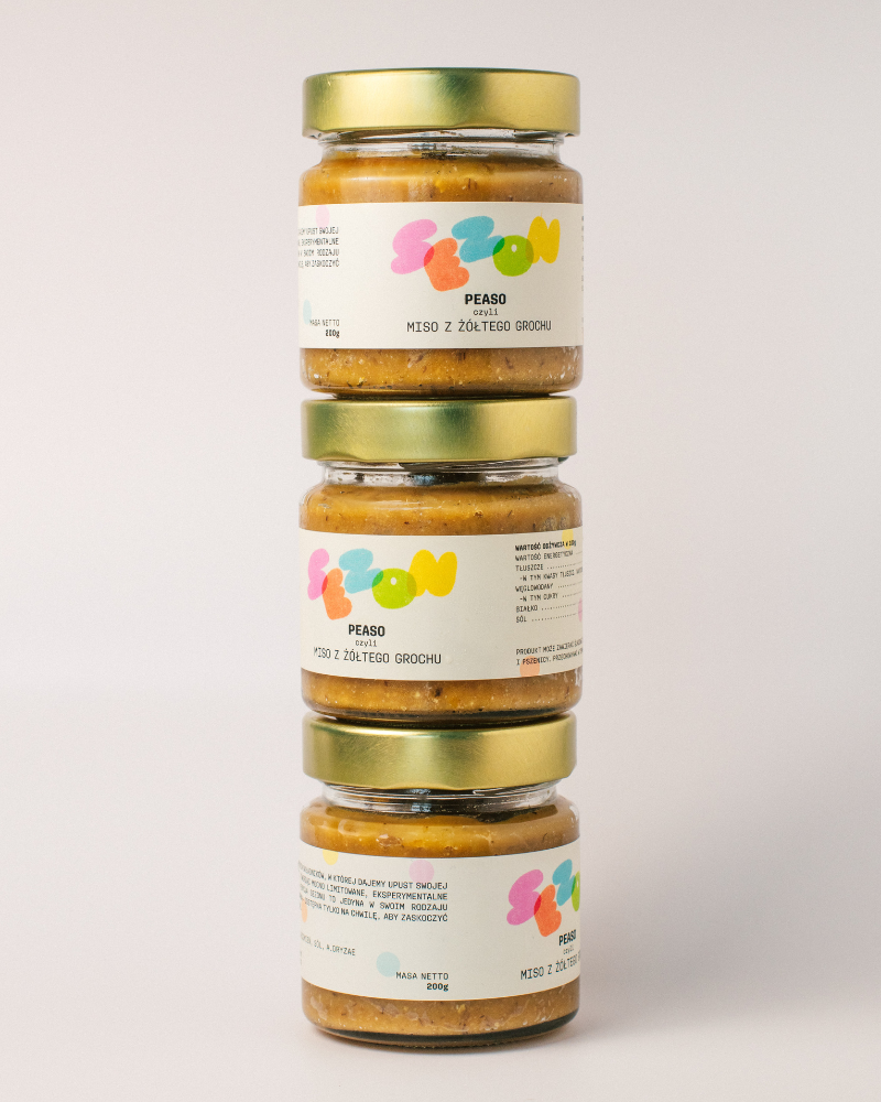 pasta miso z żółtego grochu flava ferments